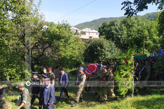 Qusarda şəhid Şair Heydərov dəfn edilib - FOTO