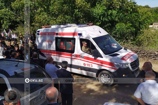 Qusarda şəhid Şair Heydərov dəfn edilib - FOTO