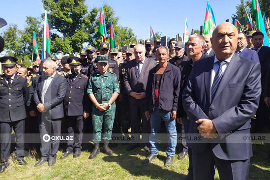Qusarda şəhid Şair Heydərov dəfn edilib - FOTO