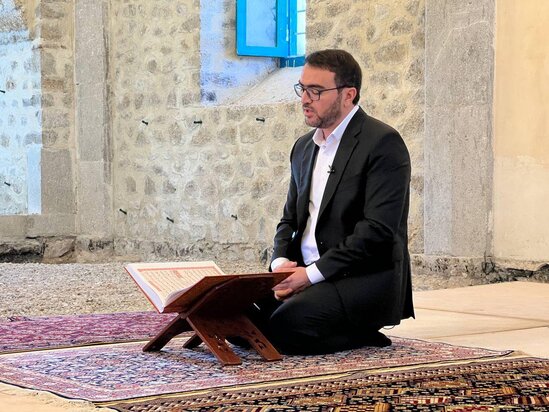 Şuşada şəhidlərin xatirəsinə namaz qılındı - Fotolar