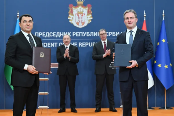 Azərbaycan-Serbiya sənədləri mübadilə olunub - VİDEO