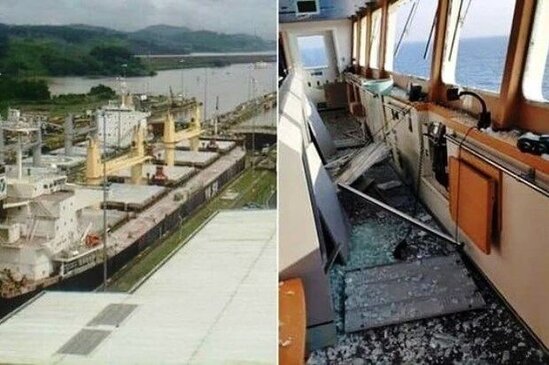 Qara dənizdə üzən türk gəmisinə bomba düşüb