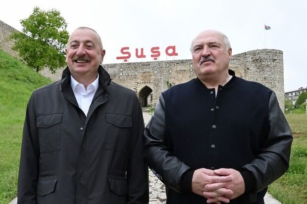 Azərbaycan və Belarus prezidentləri Şuşada birgə nahar ediblər