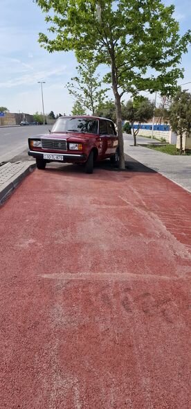 Bakıda "kreativ" velosiped yolu: Böyrək daşının düşməsinə faydalıdır - FOTO/VİDEO