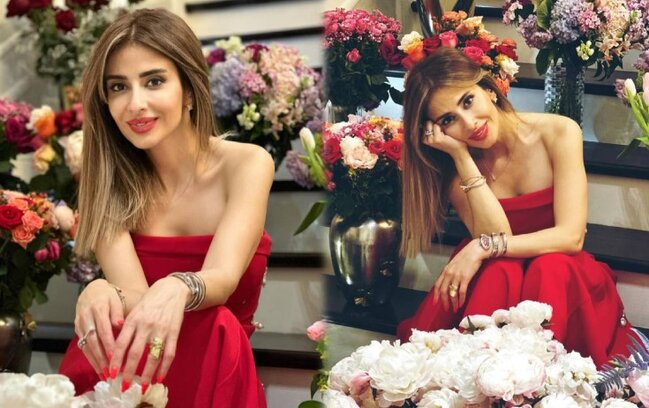 Ad günündə çiçək yağışına tutuldu - Fotolar