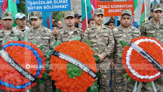 Şəhid Orxan Novruzəlizadə ilə vida mərasimi başa çatıb - YENİLƏNİB + FOTO