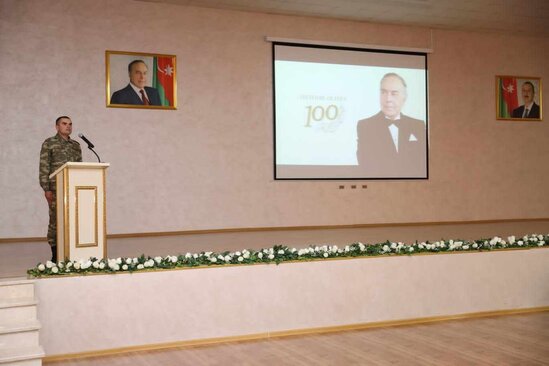 Hərbi Prokurorluq Vətən müharibəsi iştirakçıları ilə birlikdə "Heydər Əliyev İli" ilə bağlı tədbir keçirib