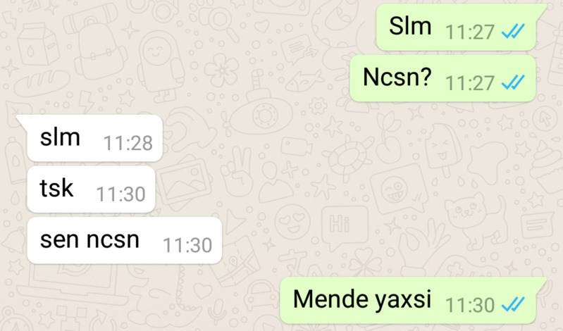 Niyə salamı "slm", təşəkkürü isə "tşk" yazırıq? - VİDEO