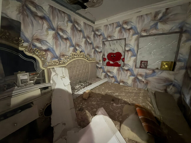 Şirvanda evdə partlayış - Ağır yaralı var+Video