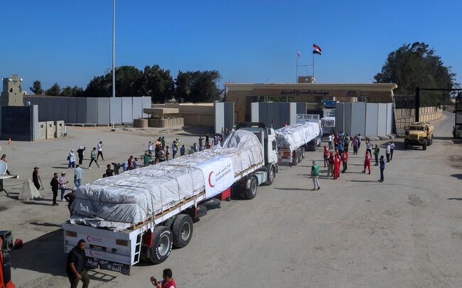 Misirdən Qəzzaya 100-dən çox humanitar yardım maşını daxil olub