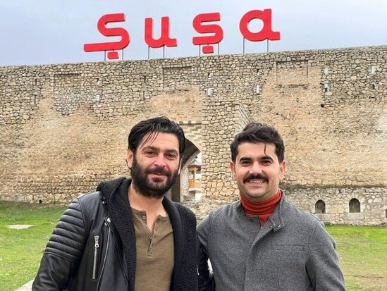 Türkiyəli aktyor bu dəfə Hadruta getdi - FOTOLAR