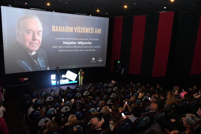 "HEYDƏR ƏLİYEV. BAHARIN YÜZÜNCÜ ANI" filminin təqdimatı oldu