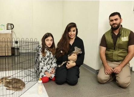 Leyla Əliyeva Bakı Zooloji Parkında - FOTOLAR