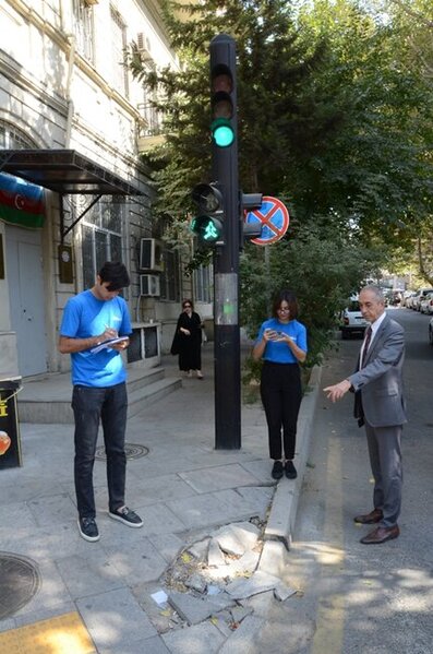 Birgə monitorinqlər Nəsimi rayonunda davam etdirilib