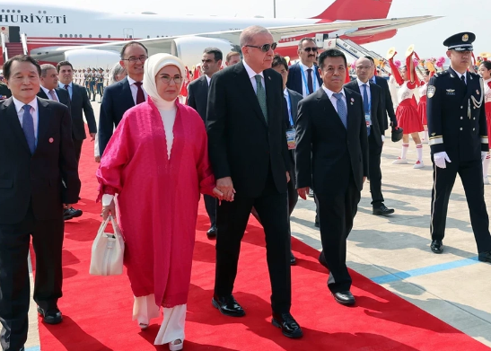 Ərdoğan ŞƏT-in sammitində iştirak etmək üçün Çində səfərdədir