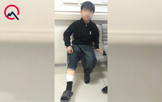 10 yaşlı məktəblini dərsə gedərkən it qapdı