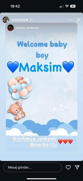 Yankoviç ikinci dəfə ata oldu - Foto