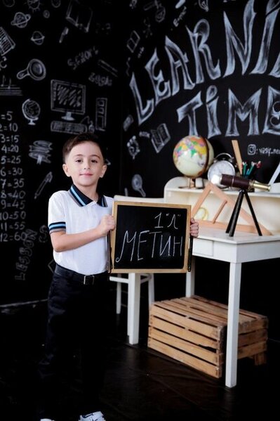 Övladlarını birinci sinfə yola saldılar - Fotolar