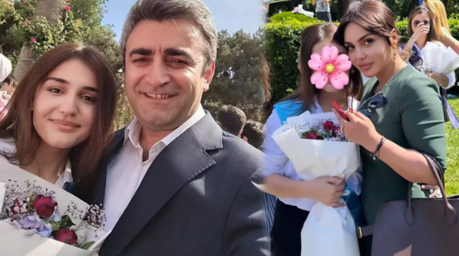 Qızlarının Son zəngində bir araya gəldilər - FOTO