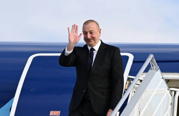 Prezident İlham Əliyevin Qazaxıstana səfəri başa çatıb