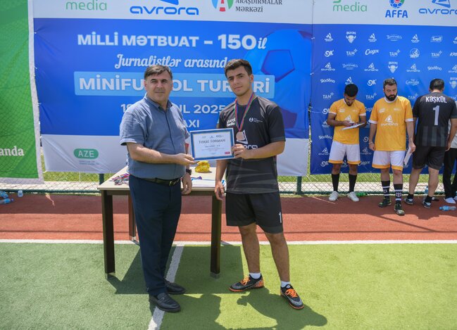 Şamaxıda "Milli Mətbuat – 150" minifutbol turnirinin qalibi müəyyənləşib