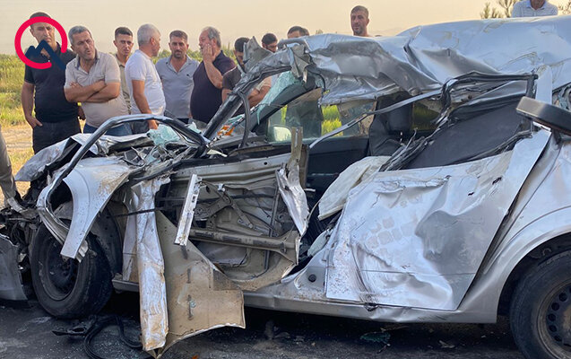 Tərtərdə ağır qəza - Ata-oğul öldü - Video + Yenilənib