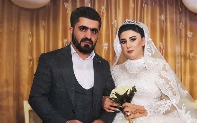 Başı kəsilərək qətlə yetirilən Şəhanənin toyundan foto