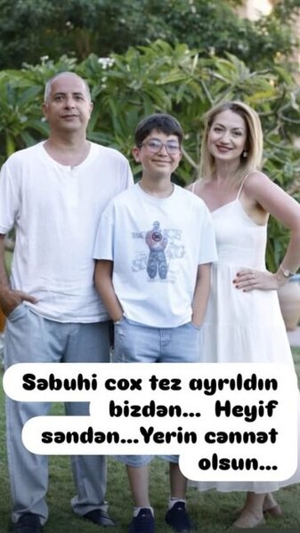 Zümrüd Qasımovanın ailəsində ağır itki