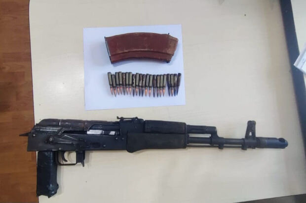 Cəlilabadda "Kalaşnikov" və tüfənglər aşkarlandı - FOTO