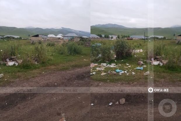 Xoşbulaq zibil içində, icra orqanının telefonları isə susur - FOTO