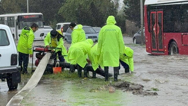 Normanı dəfələrlə üstələyən yağıntının fəsadları aradan qaldırılır - FOTO