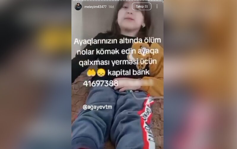 Mələyin görüntüsünü paylaşıb pul toplayan şəxs tutuldu - Foto