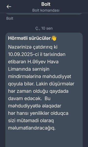 Bu gündən aeroportdan şəhərə taksi sifariş etmək olmur - Fotolar