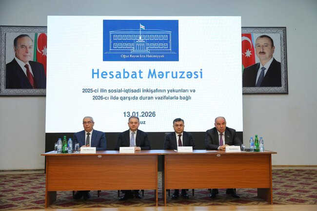 Oğuz RİH başçısının hesabat yığıncağı keçirilib