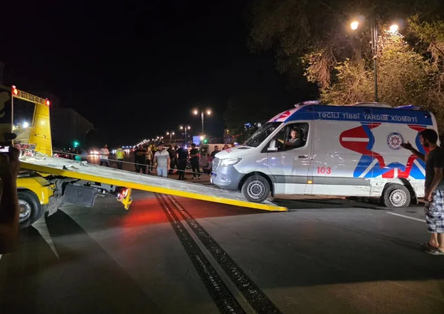 Naxçıvanda təcili tibbi yardım avtomobili aşıb: Xəsarət alanlar var - FOTO