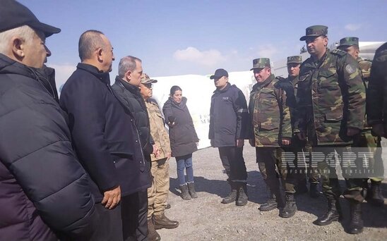 Ceyhun Bayramov Kahramanmaraşda FHN-in mobil səhra hospitalında olub