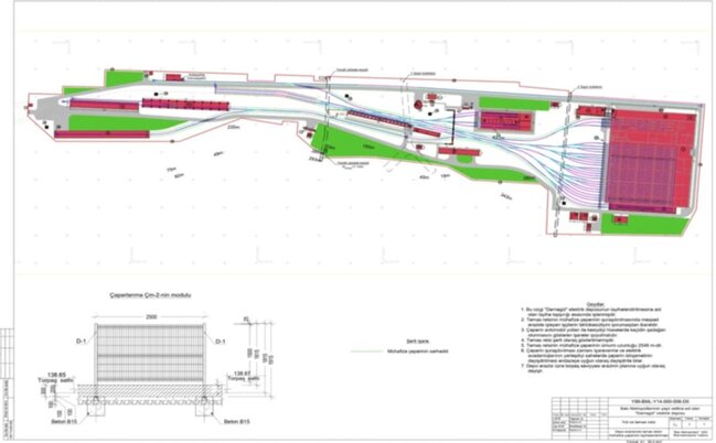 Dərnəgüldəki yeni metro deposunun ətrafında 1000-ə yaxın ağac əkiləcək