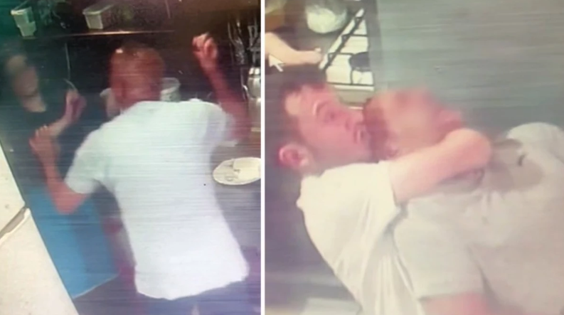 Qabyuyan işlədiyi restoranda keçmiş əri tərəfindən yumruqlandı - VİDEO