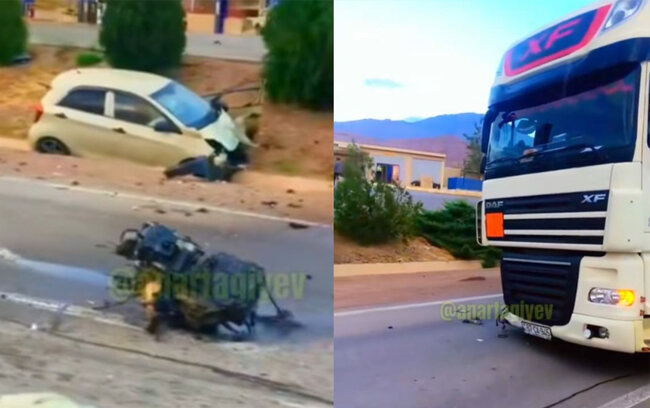 Naxçıvandakı ağır qəzada sürücü öldü - Video