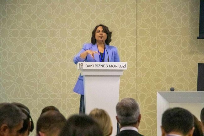 "Azərbaycan dəyər günləri" çərçivəsində "Sosial sahibkarlıq forumu" keçirildi - FOTOLAR