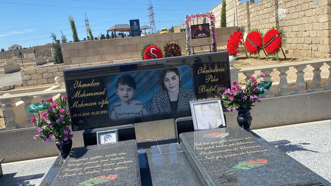 Əhmədin xüsusi amansızlıqla qətlə yetirdiyi ailə üzvlərinin məzarları - VİDEO, FOTOLAR