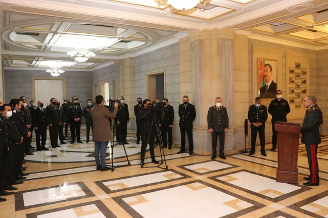Ümummilli lider Heydər Əliyevin vəfatının 18-ci ildönümü ilə bağlı Hərbi Prokurorluqda anım mərasimi keçirilib
