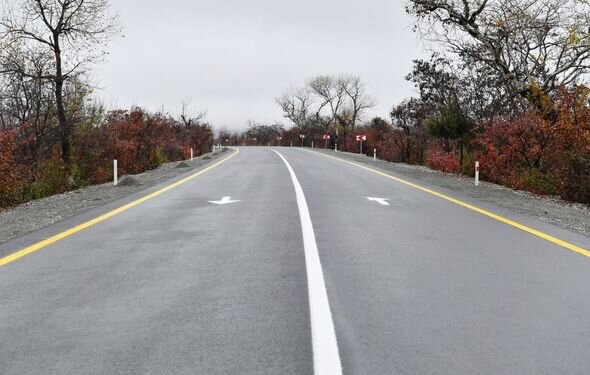 Prezident Oğuz-Şəki avtomobil yolunun yenidənqurmadan sonra açılışını edib - YENİLƏNİB + FOTO
