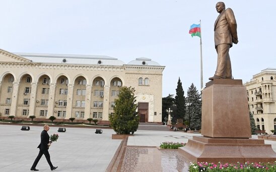Prezident İlham Əliyev Gəncədə səfərdə olub