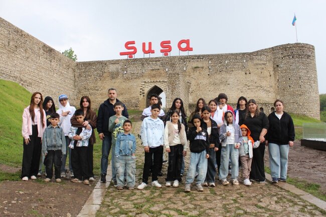 Uşaqlar Günü ilə əlaqədar Qarabağa səfər təşkil olunub