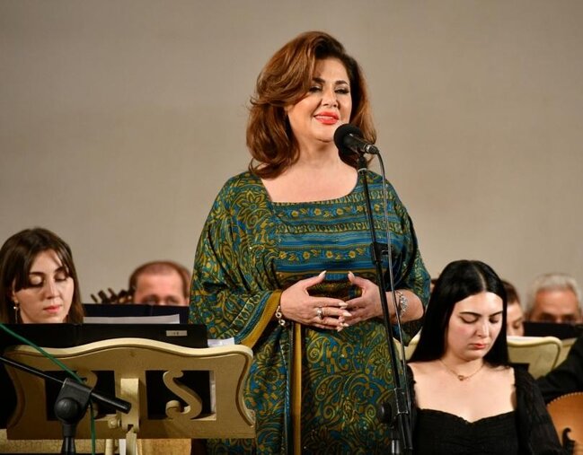 Tofiq Bakıxanovun yaradıcılıq gecəsindən - Fotolar