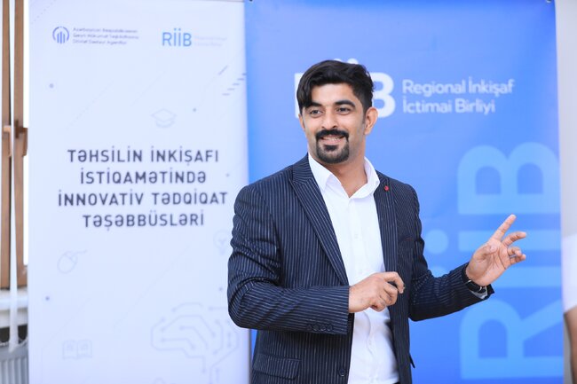 "Təhsilin inkişafı istiqamətində innovativ tədqiqat təşəbbüsləri" layihəsi çərçivəsində regionlarda keçirilən təlimlər başa çatıb