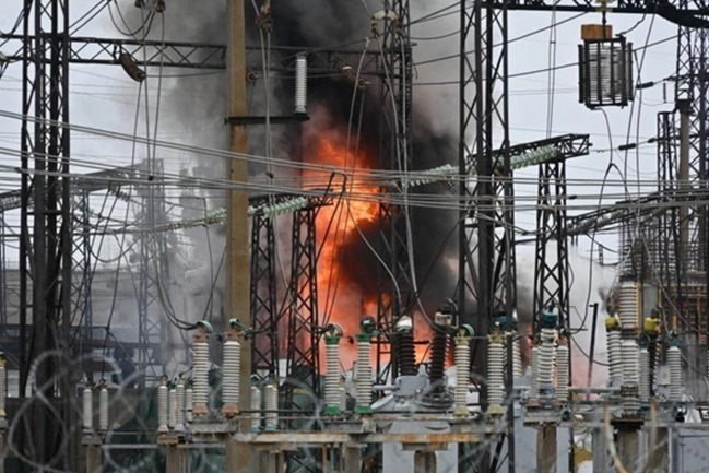 Ukrayna Rusiyanın əsas enerji yarımstansiyalarından birinə hücum edib
