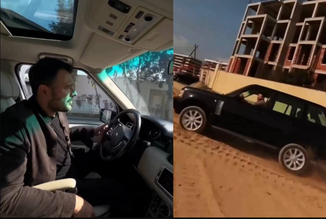 Emin Ağalarov Bakıda aldığı ilk maşınından danışdı