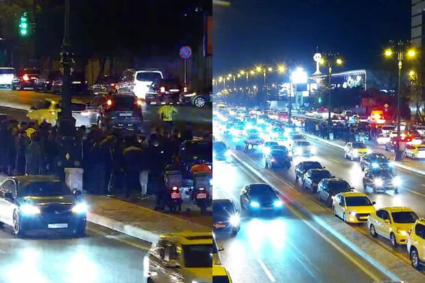 Bakıda üç avtomobilin toqquşduğu dəhşətli qəzada xəsarət alan gənc öldü - VİDEO